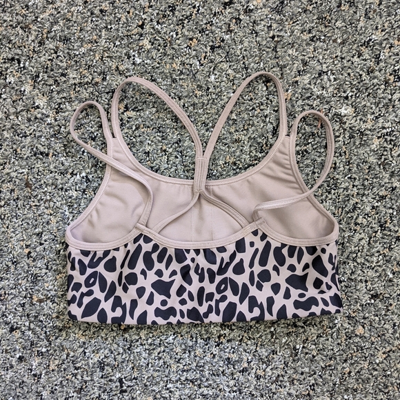 Aqua Athletic Leopard Sports Bra - Picture 2 of 3